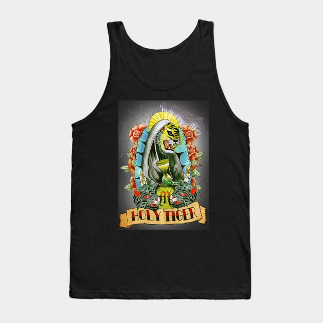 HOLY TIGER Tank Top by miskel